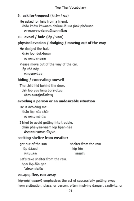 Top Thai Vocabulary - Image 3